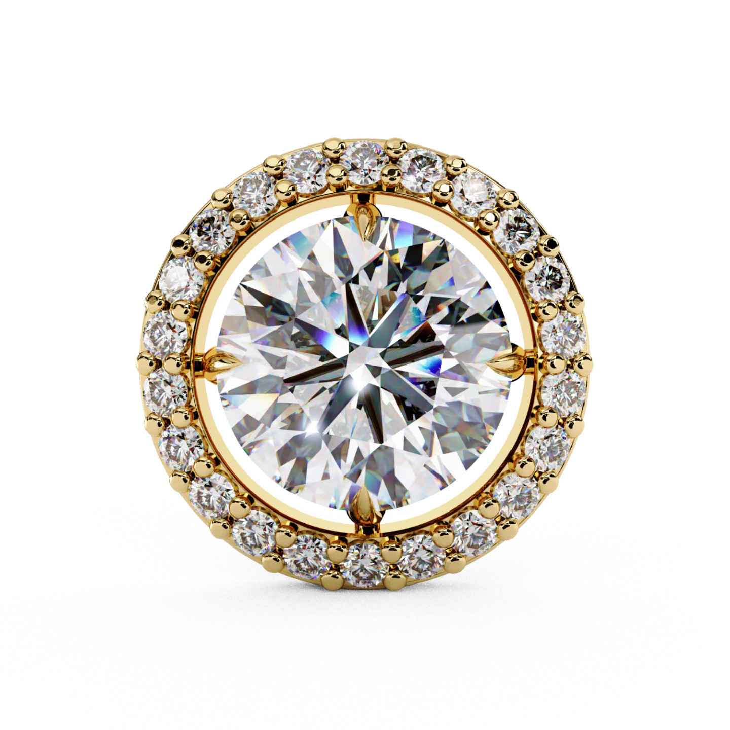 Puces d'oreilles halo libre