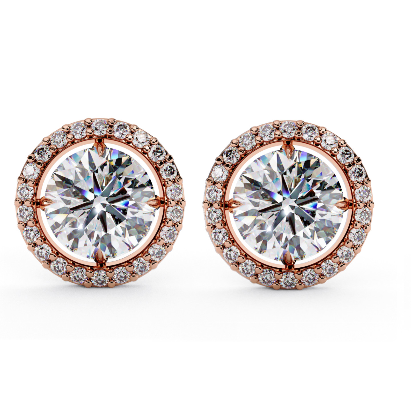 Puces d'oreilles halo libre