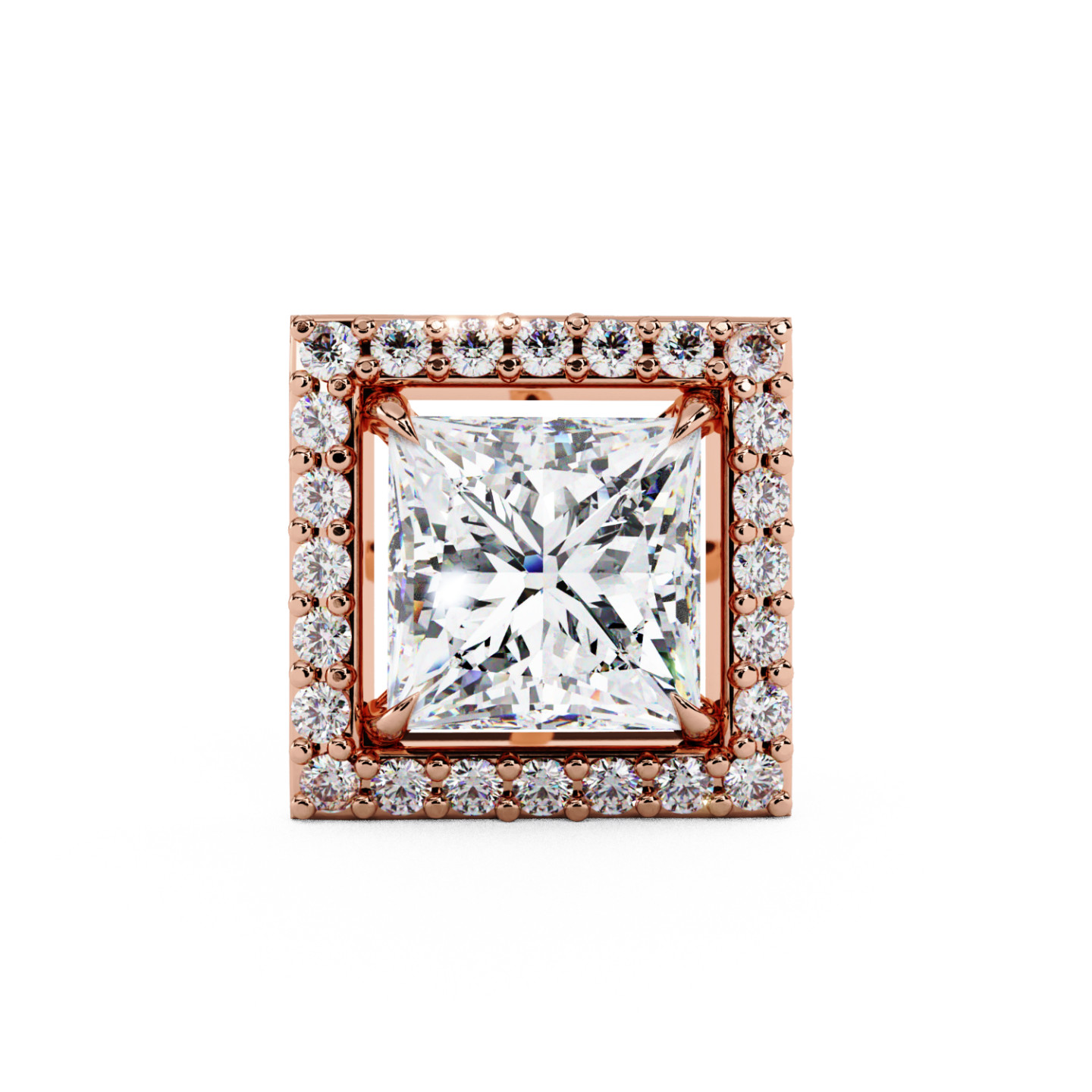 Puces d'oreilles halo libre