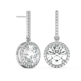 Boucle d'oreille halo