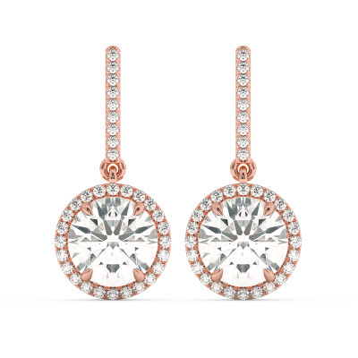 Boucle d'oreille halo