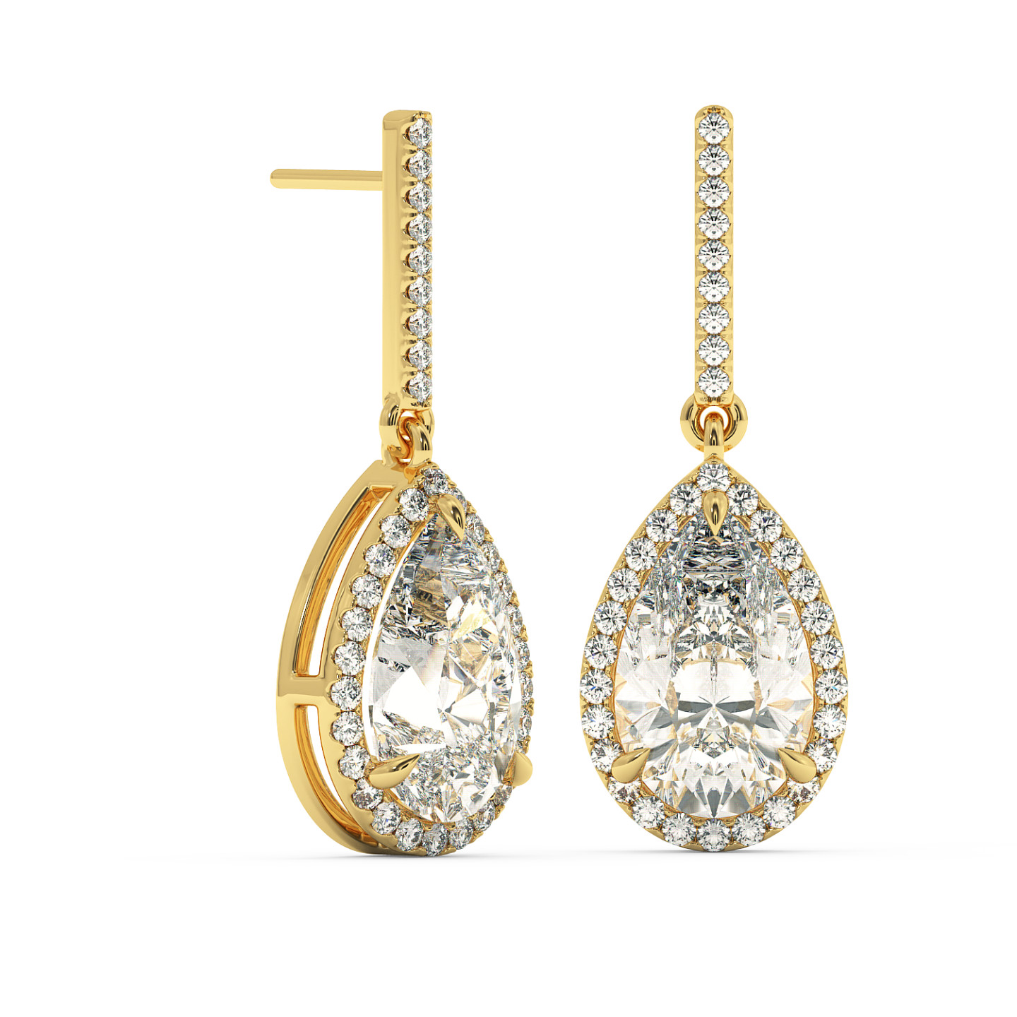 Boucle d'oreille halo