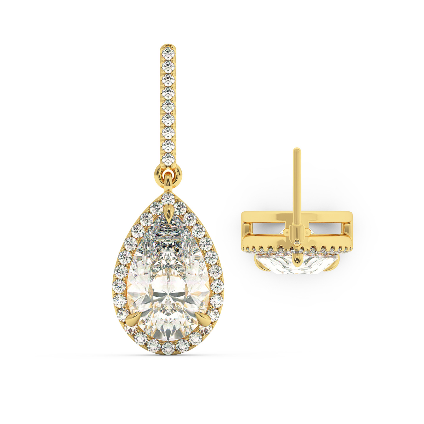 Boucle d'oreille halo