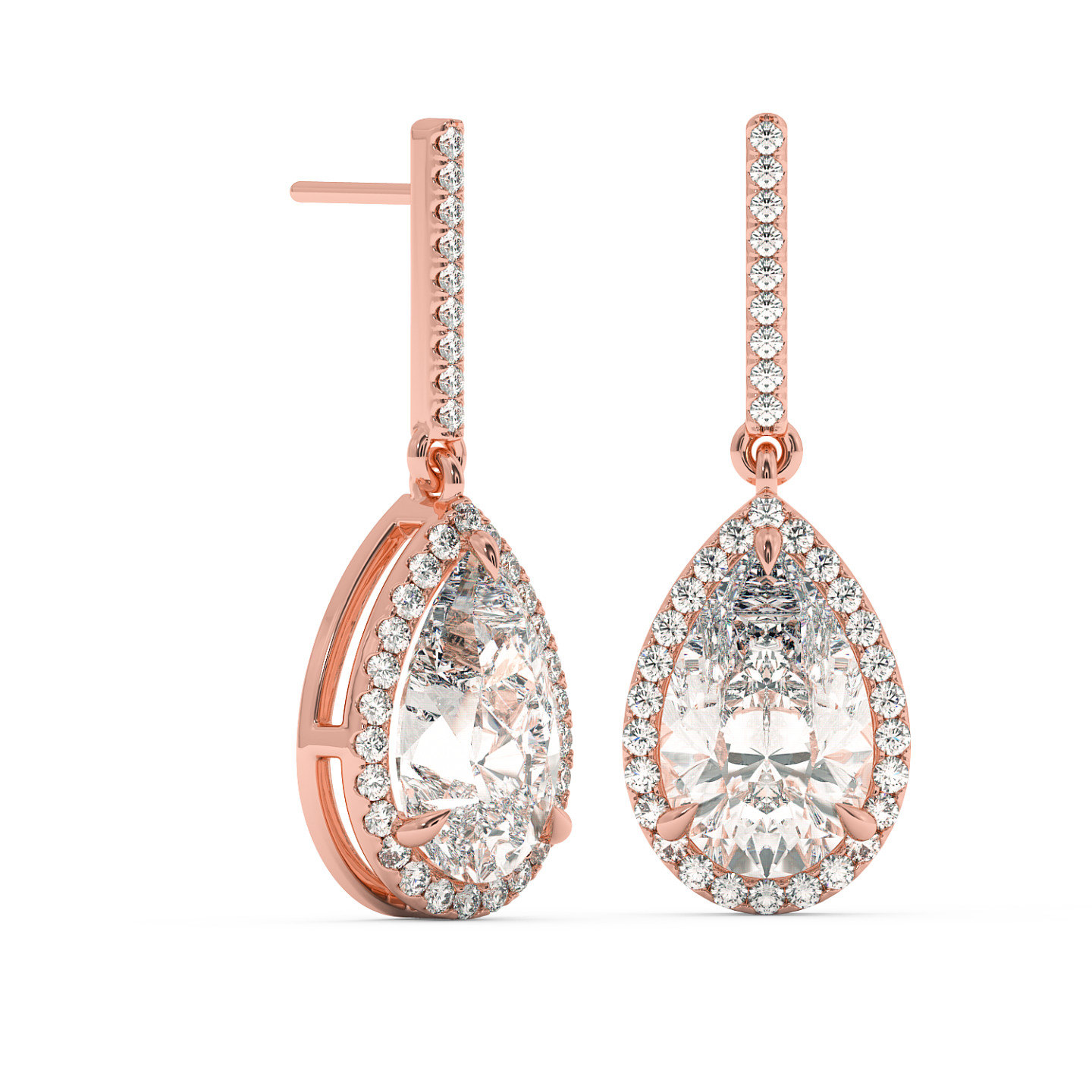 Boucle d'oreille halo