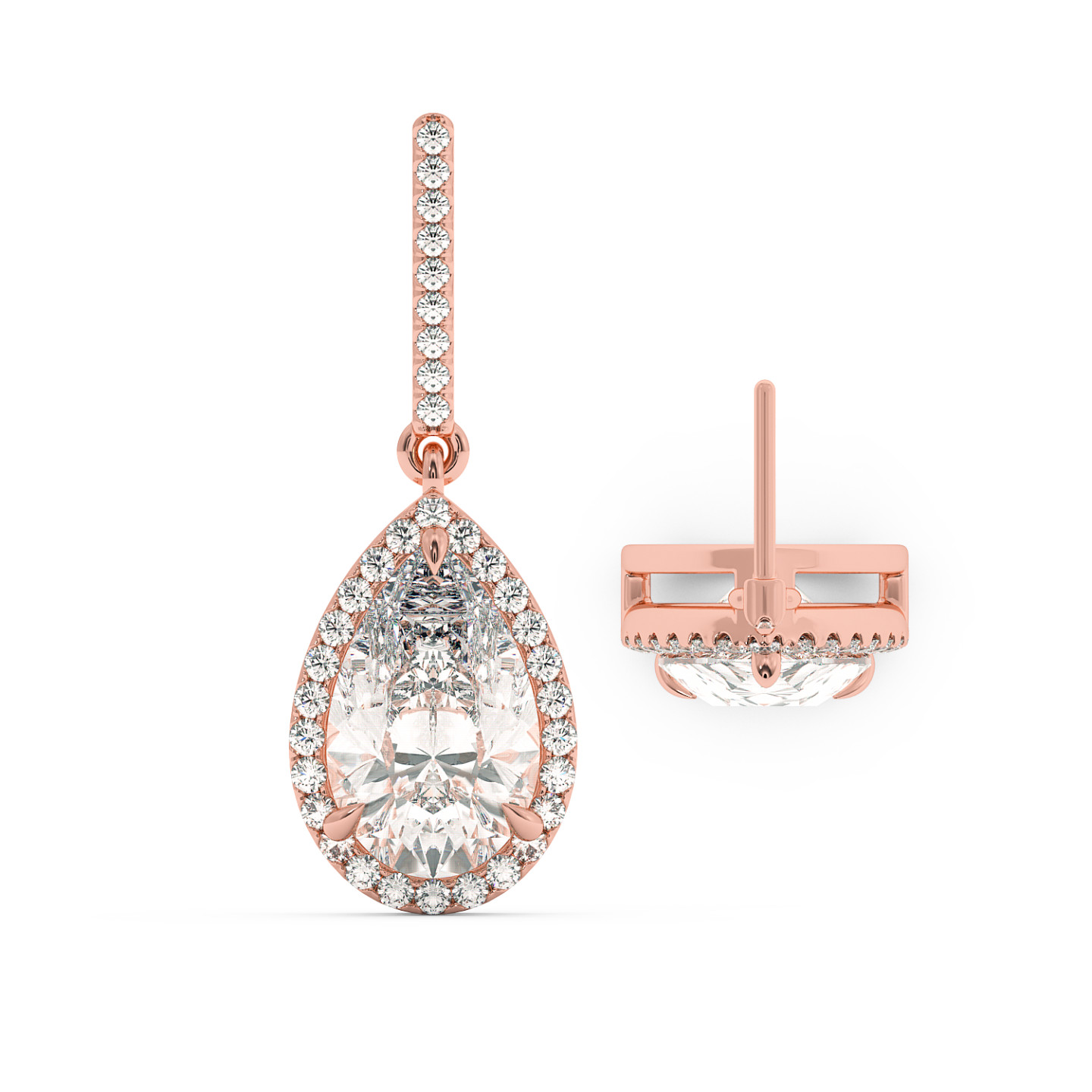 Boucle d'oreille halo