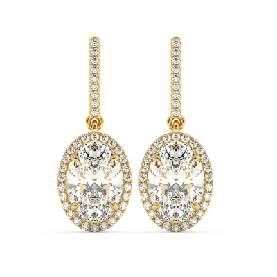 Boucle d'oreille halo