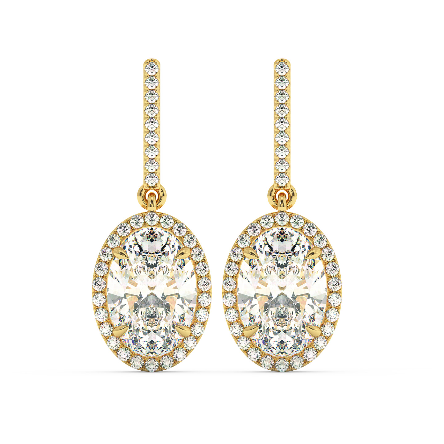 Boucle d'oreille halo