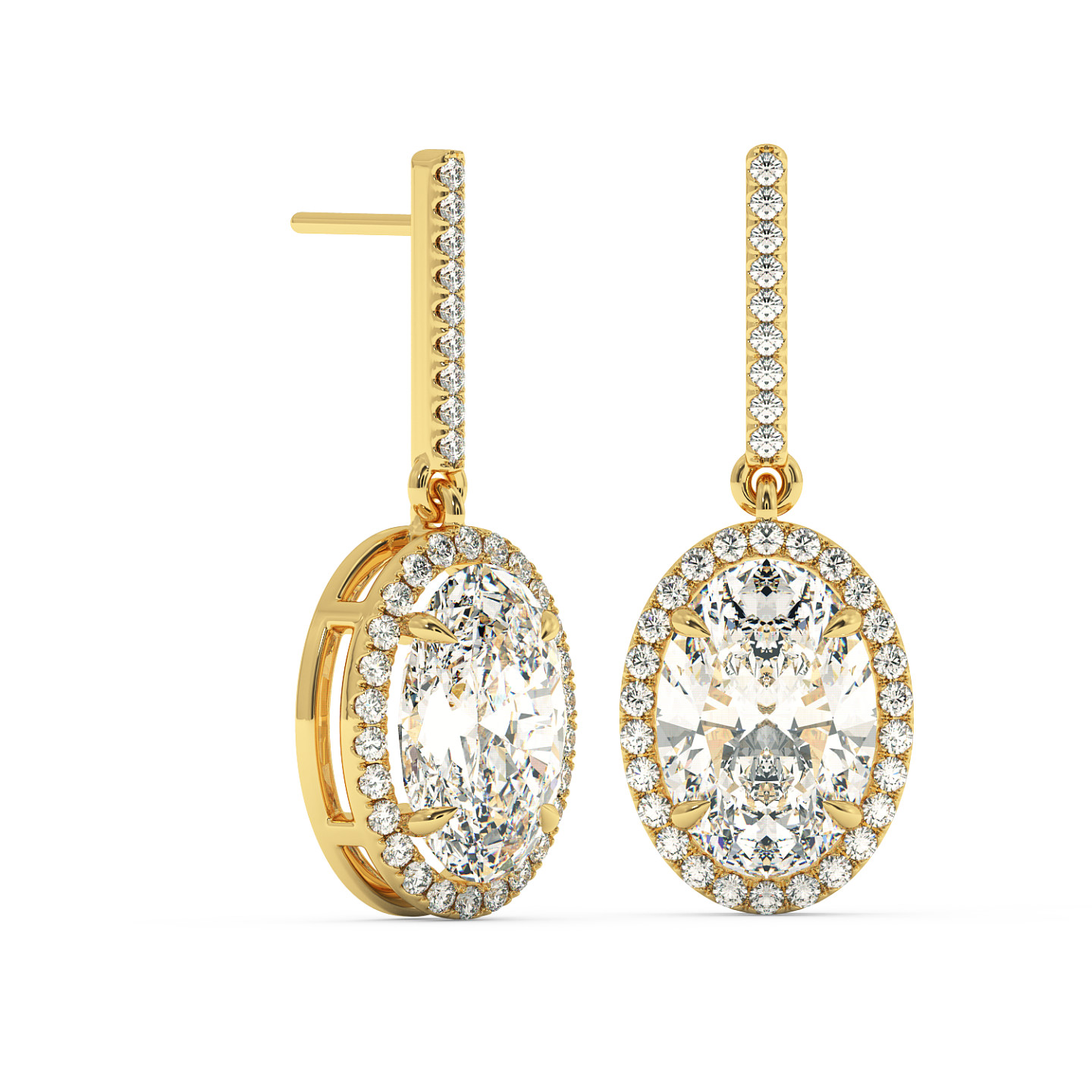 Boucle d'oreille halo