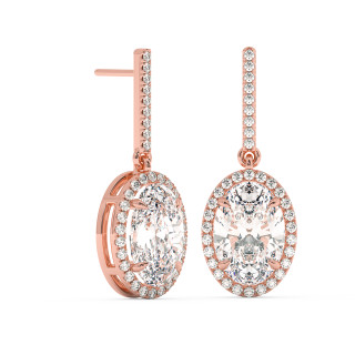 Boucle d'oreille halo