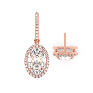 Boucle d'oreille halo