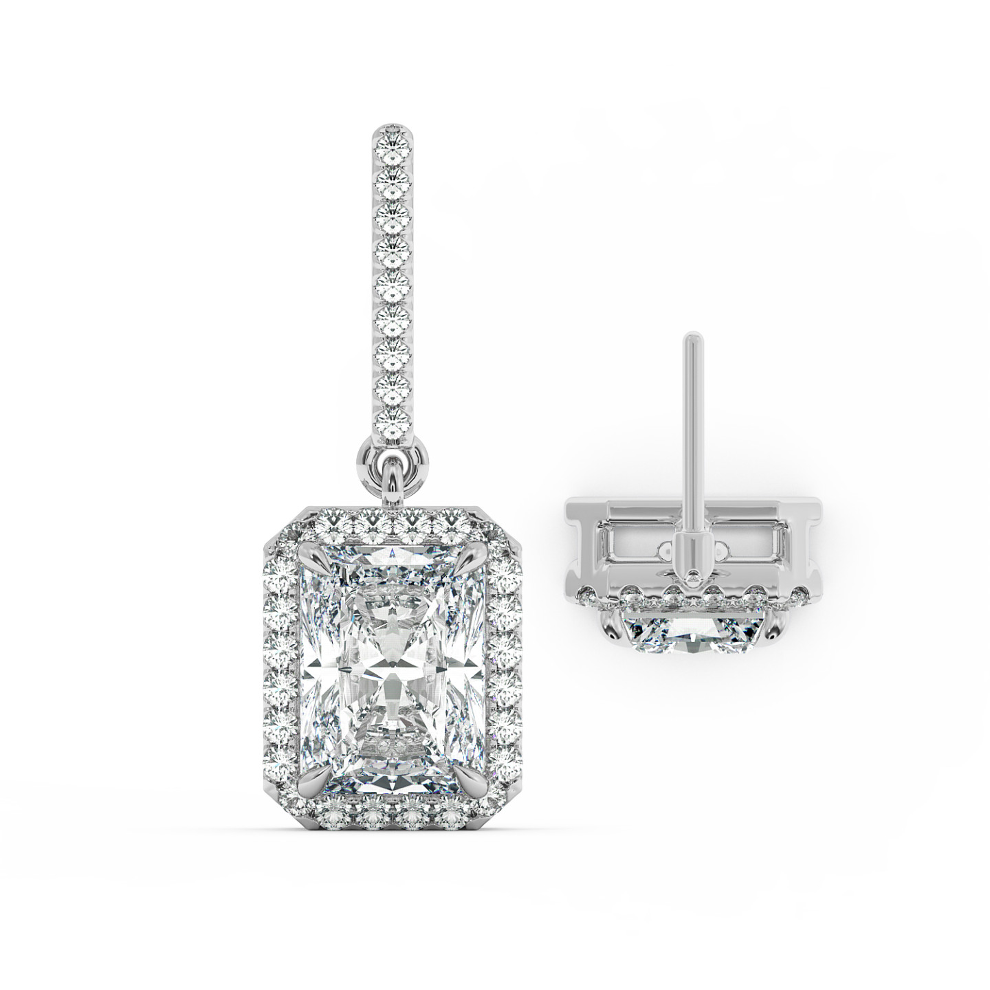 Boucle d'oreille halo