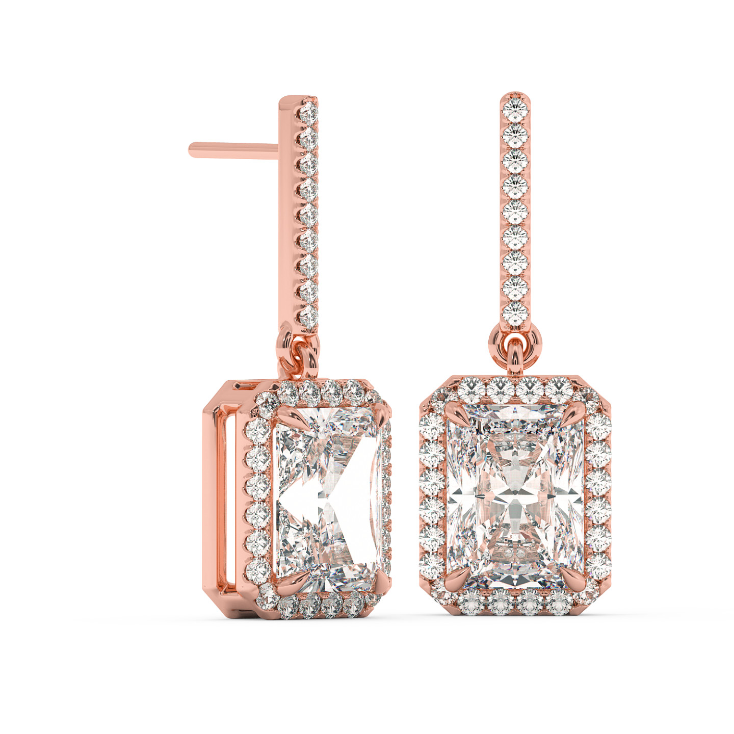 Boucle d'oreille halo