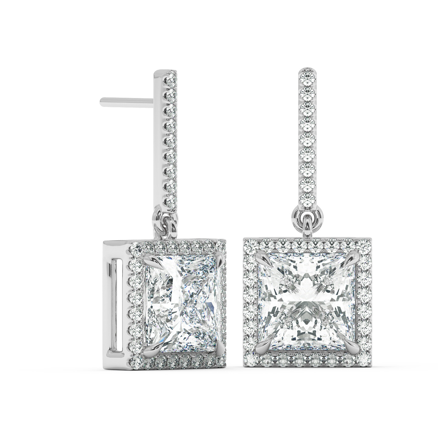 Boucle d'oreille halo