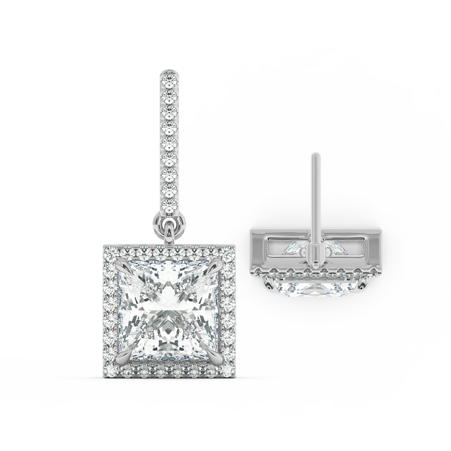 Boucle d'oreille halo