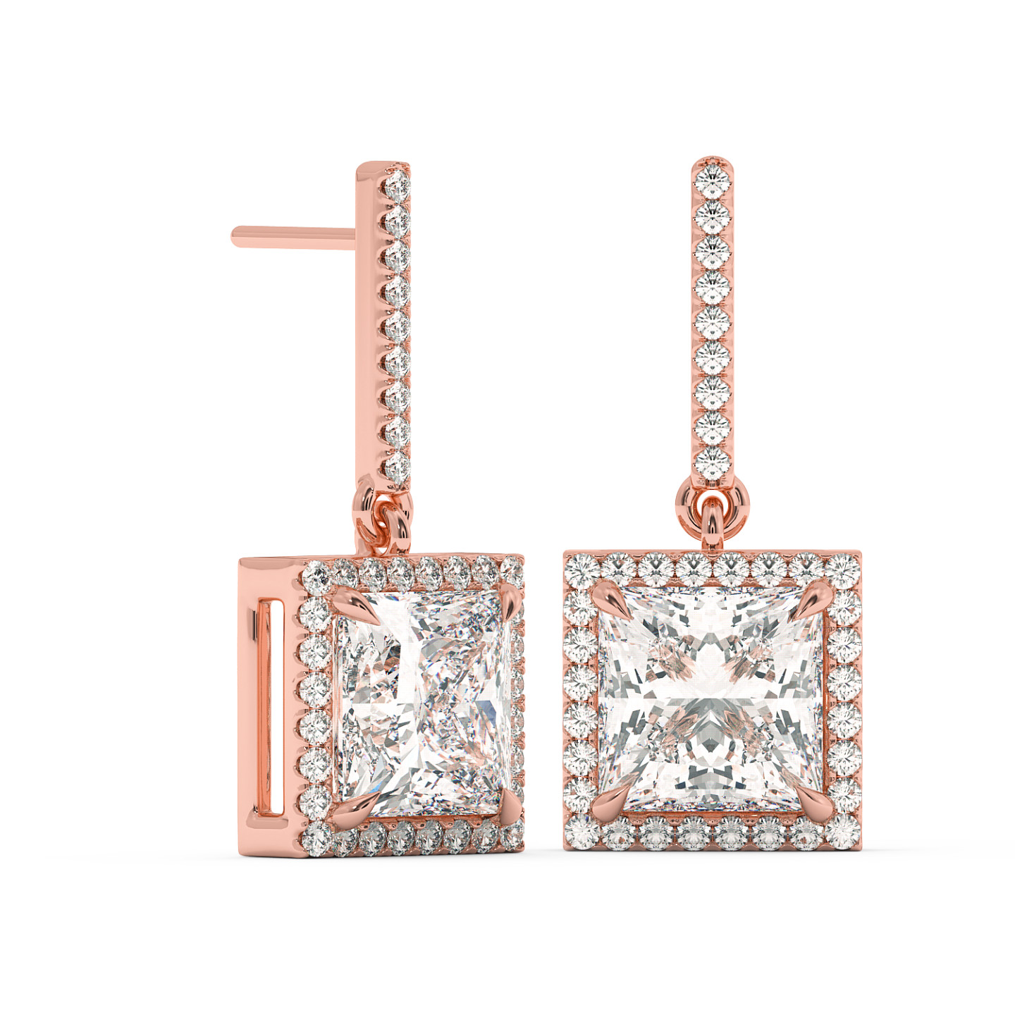 Boucle d'oreille halo