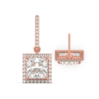 Boucle d'oreille halo