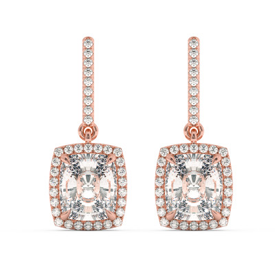 Boucle d'oreille halo